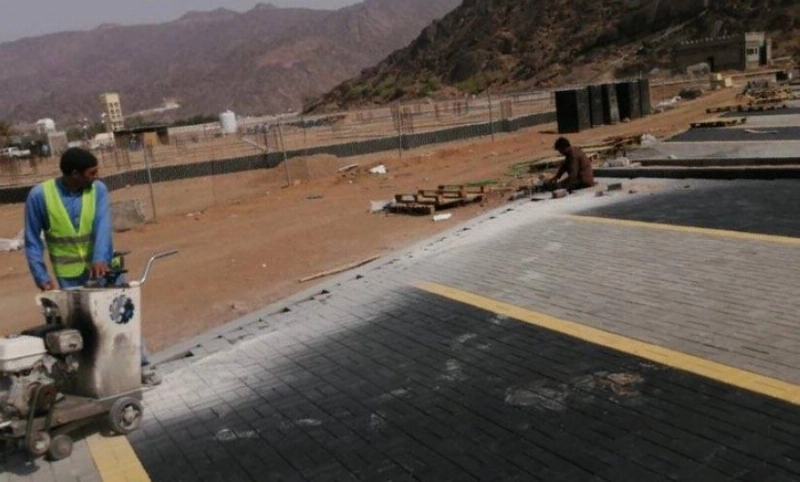 من أعمال مشروع متنزه الصفا بنجران (مكة)
