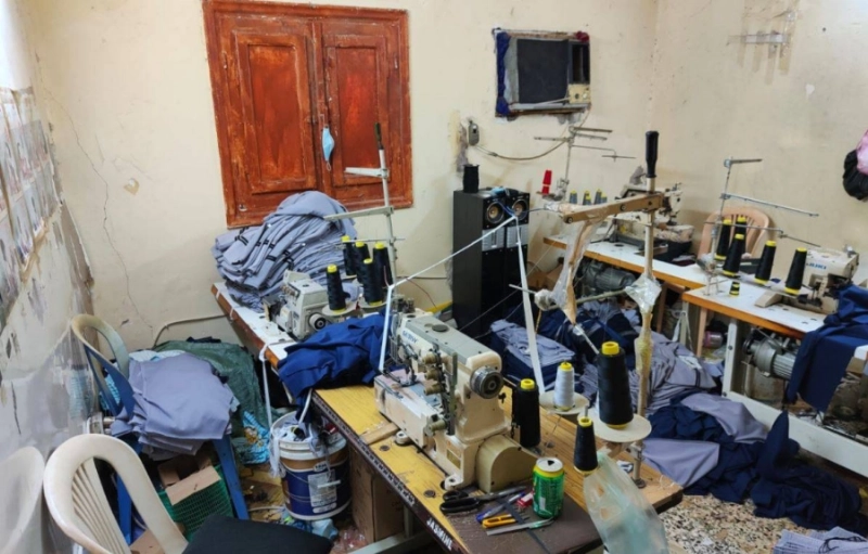 مصادرة الملابس
