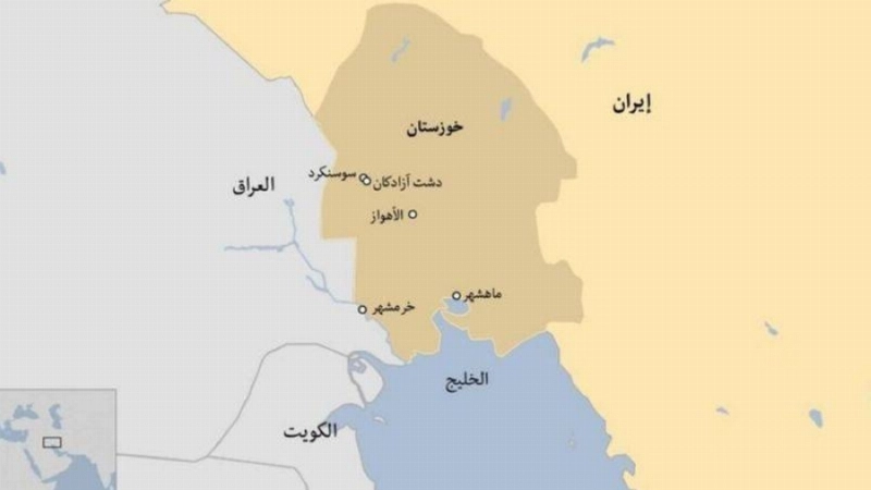 خريطة تكشف تفاصيل إقليم خوزستان (مكة)