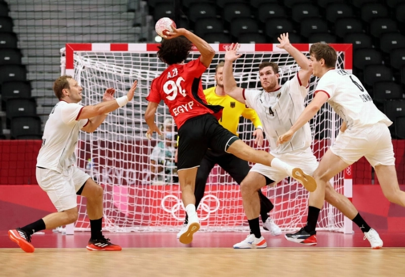 من مواجهة مصر وألمانيا أمس