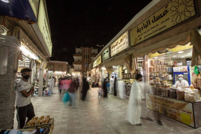 الأسواق الشعبية بالطائف