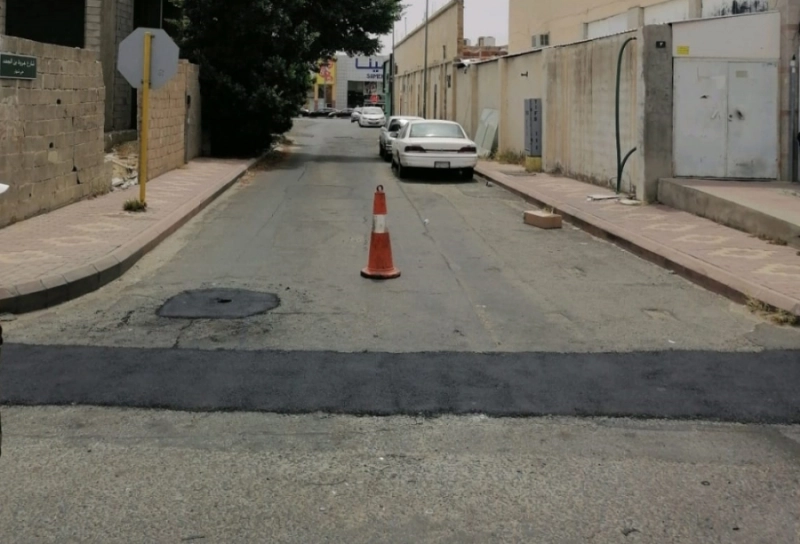 معالجة حفر الشوارع (مكة)