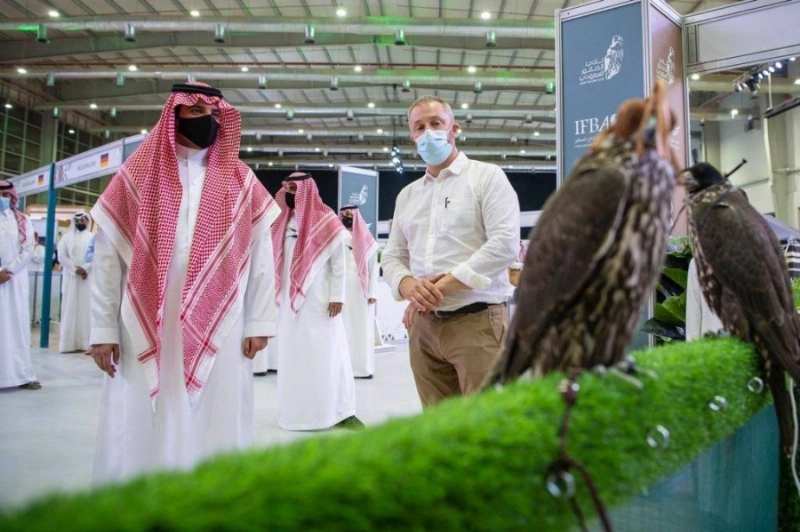 الأمير خلال زيارته