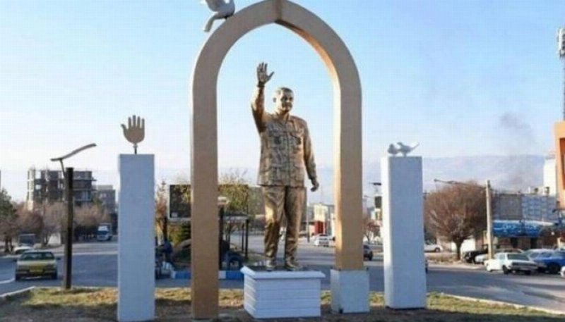 مجسم قاسم سليماني في إيران (مكة)