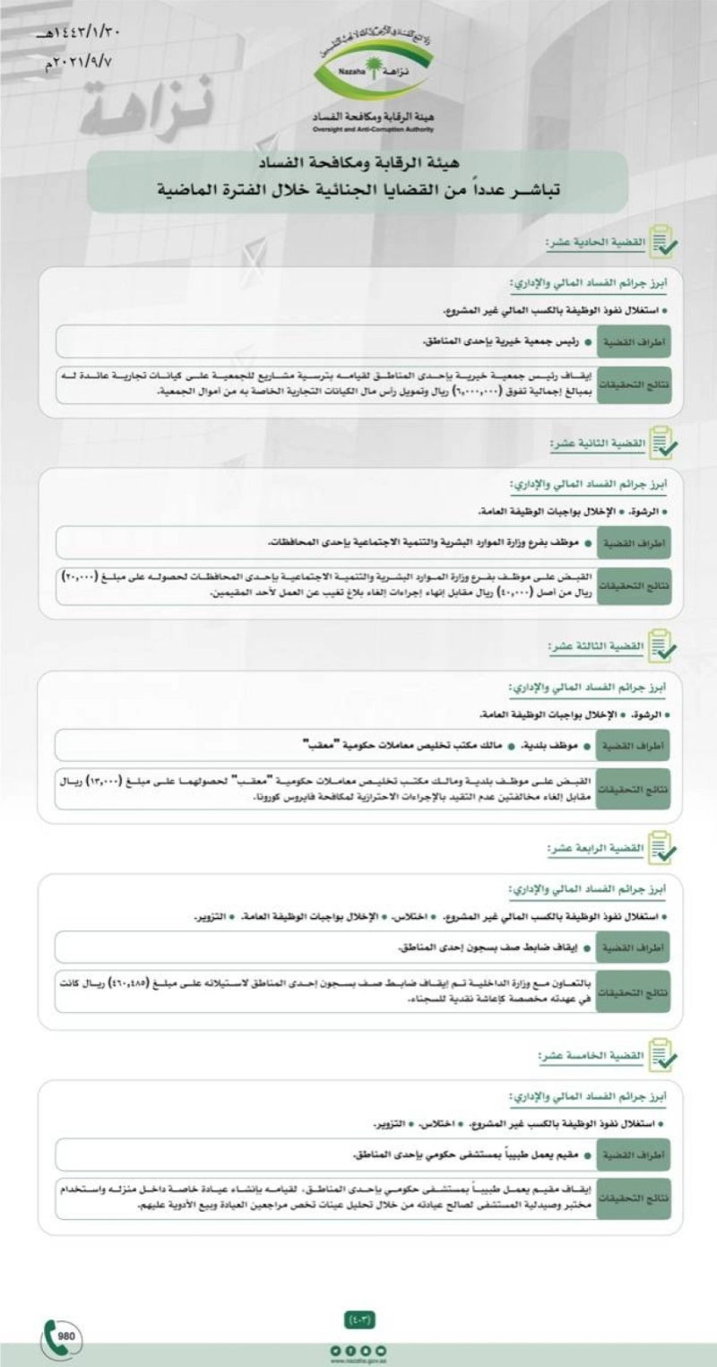 قضايا جنائية