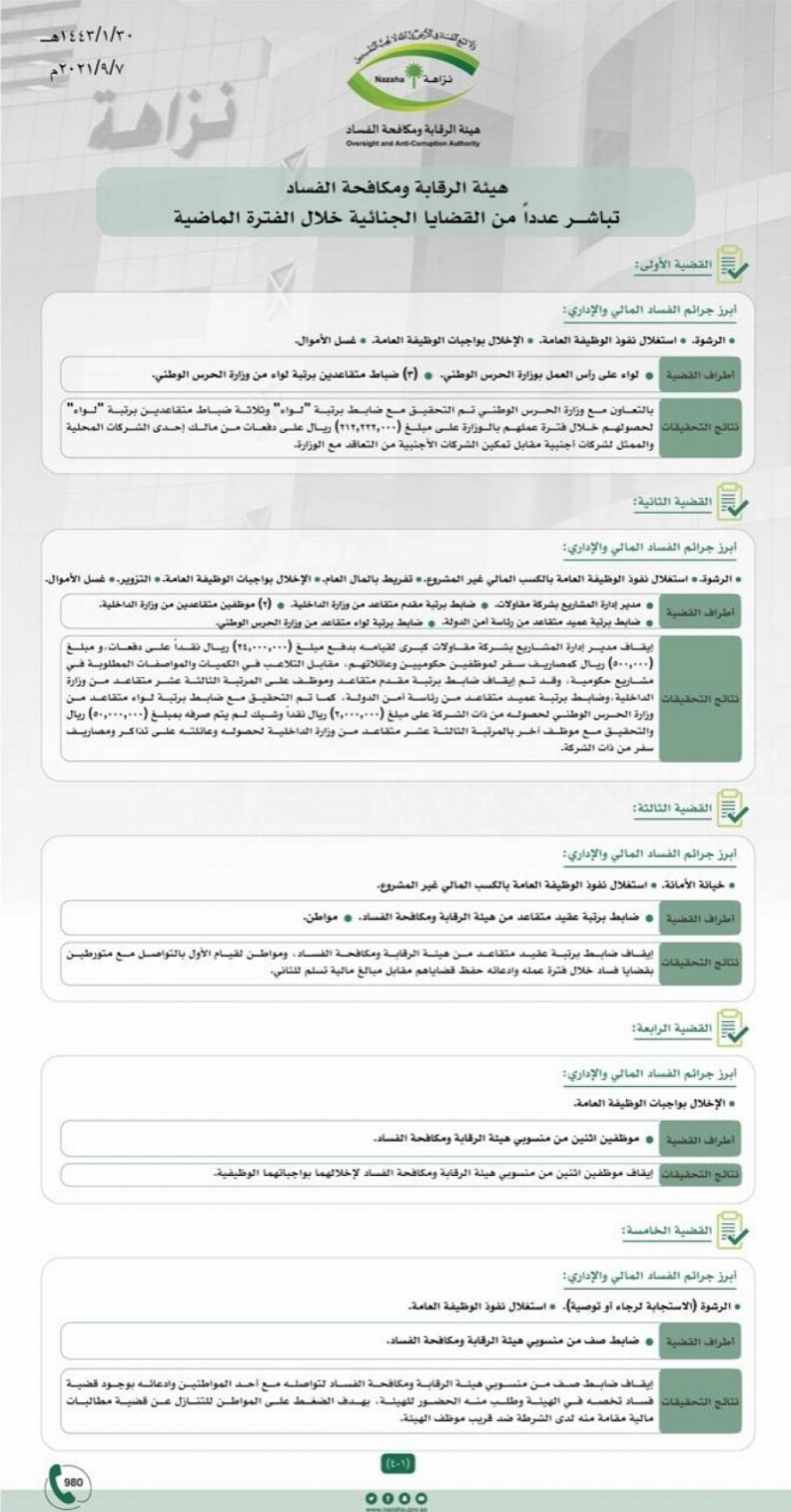 قضايا جنائية
