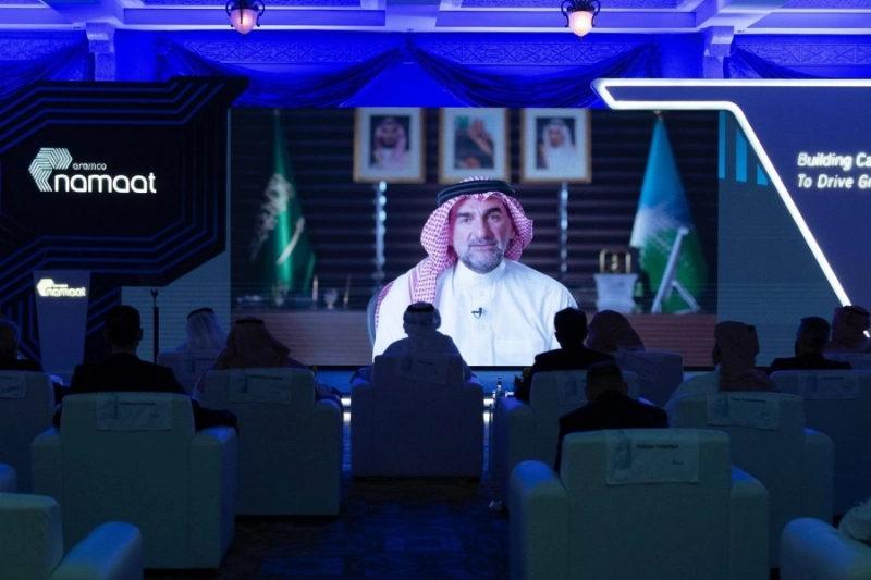 الرميان متحدثا في المناسبة