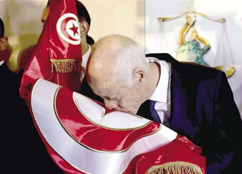 الرئيس التونسي قيس سعيد (د ب أ)