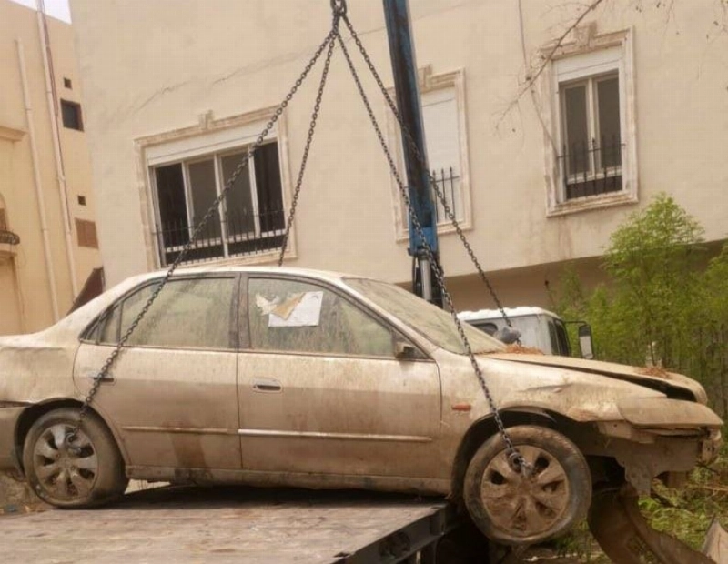 جانب من رفع السيارات (مكة)