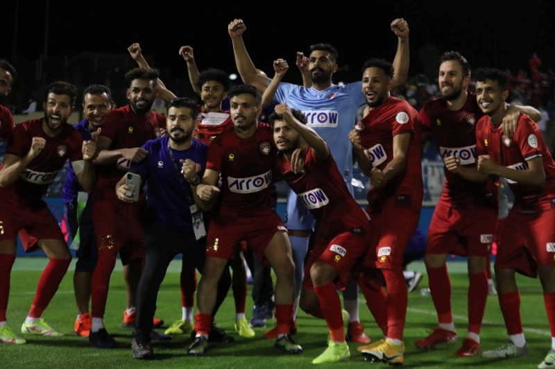 ضمك عقب الفوز على الفيصلي