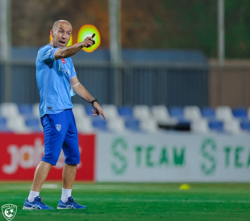 جارديم خلال تدريبات الهلال (إعلامي الهلال )