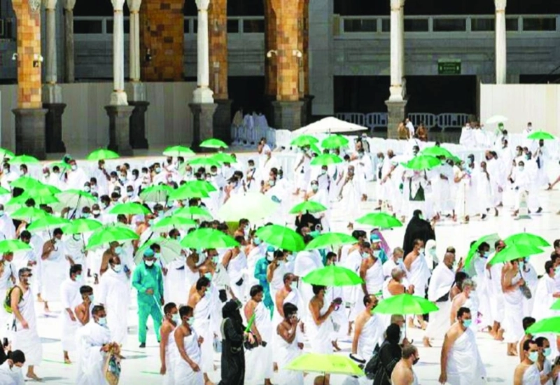 معتمرون في وقت سابق (مكة)