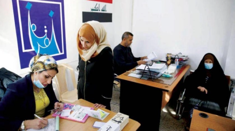 جانب من التجهيز للانتخابات العراقية (مكة)