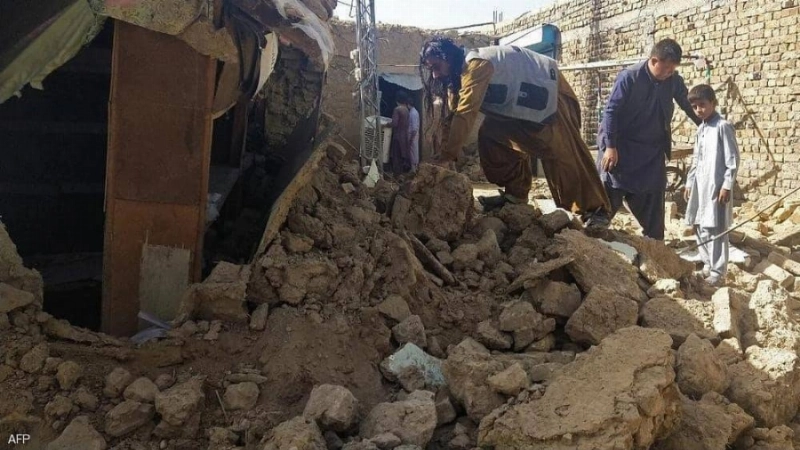 آثار الزلزال المدمر في باكستان (مكة)
