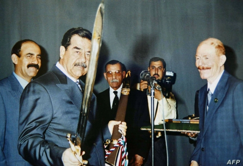 صدام حسين وبعض معاونيه