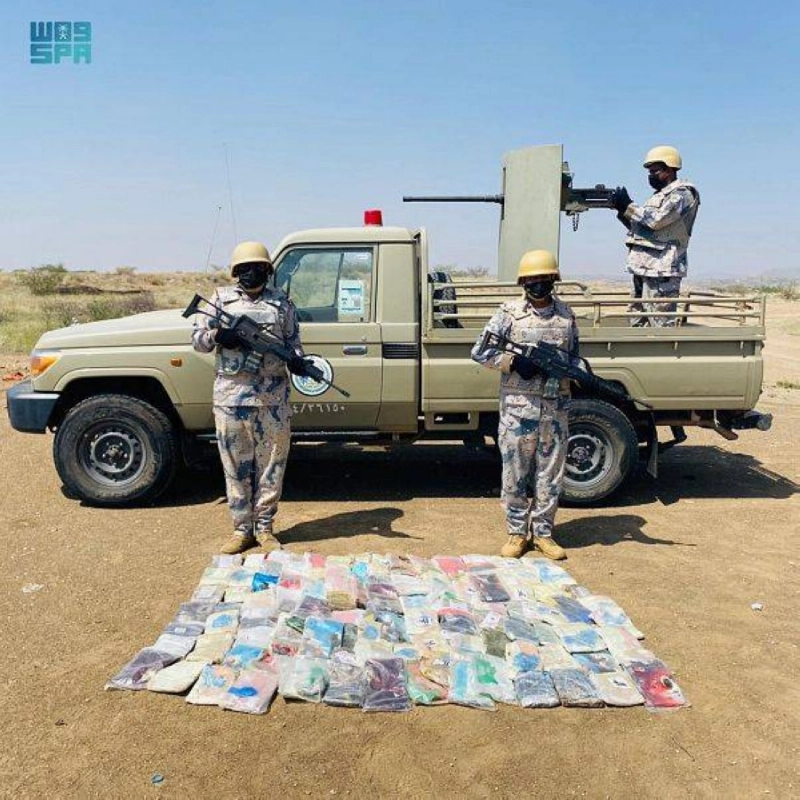 من عملية إحباط التهريب (مكة)