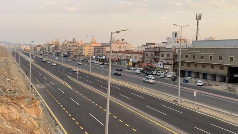 من مشاريع الطرق بجدة (مكة)