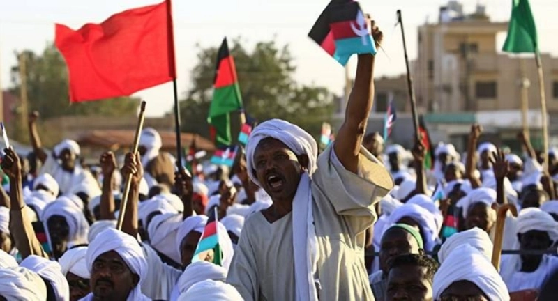 جانب من احتجاجات السودان (مكة)
