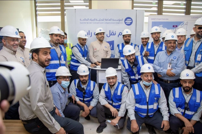 بدء الضخّ التجريبي لنظام نقل مياه رابغ - جدة / مكة المكرمة قبل موعده بشهرين