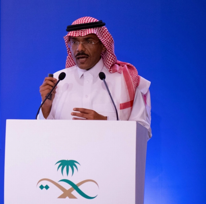 محمد العبدالعالي خلال المؤتمر أمس (مكة)