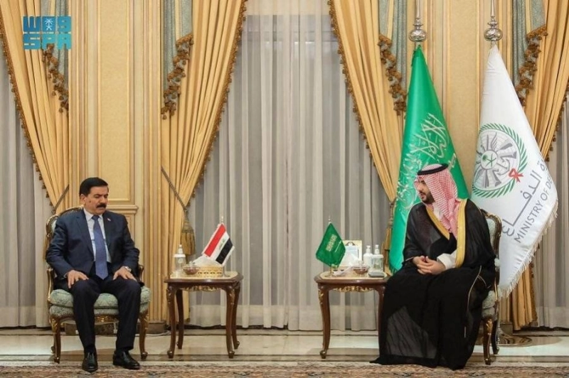 .. وخلال لقائه جمعة الجبوري (واس)
