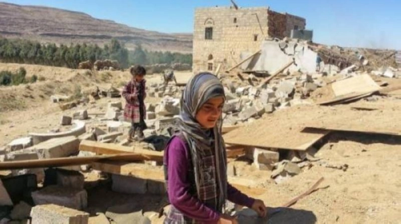 منزل يمني فجرته الميليشيات الحوثية (مكة)