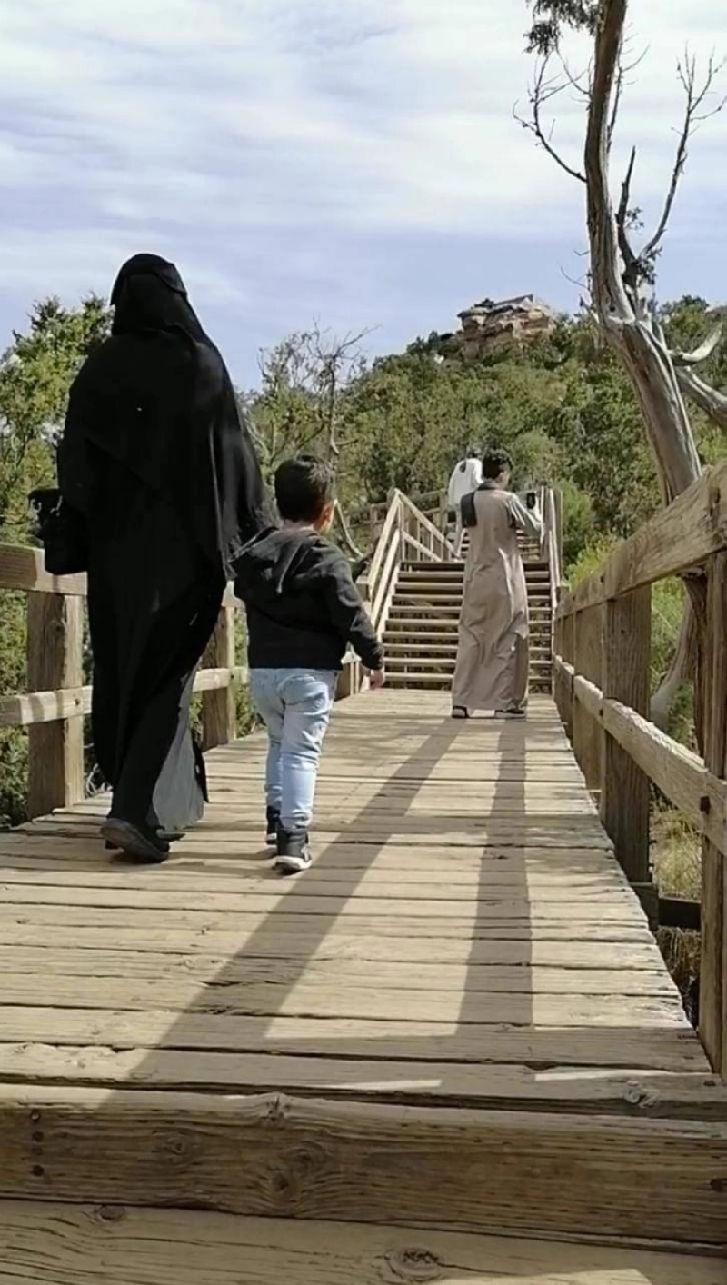 سياح في السودة (مكة)