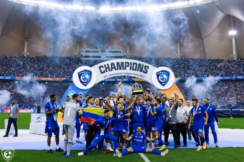 تتويج الهلال بلقب دوري أبطال آسيا أمس