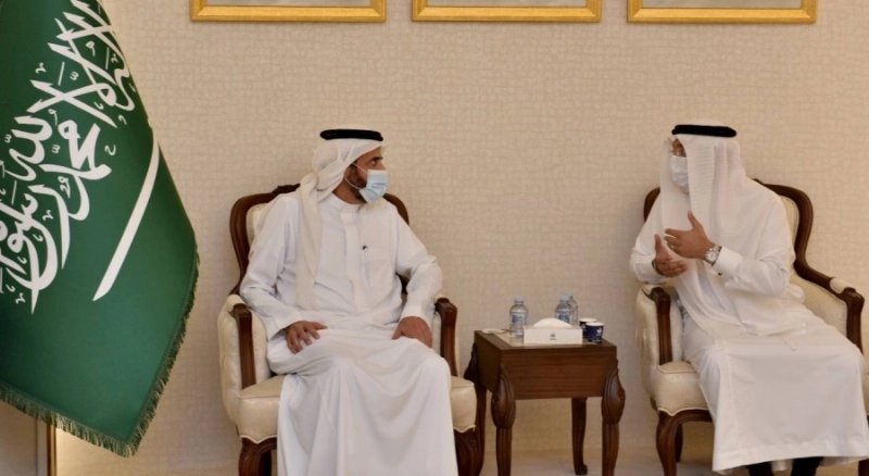 وزير الحج والعمرة خلال لقاءه برجال الأعمال والمستثمرين في القطاع بـ"غرفة مكة"