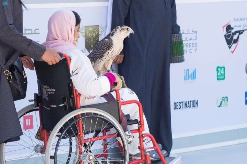 هديل المطيري خلال مشاركتها بالمهرجان (مكة)