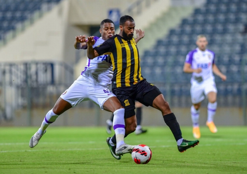 جانب من ودية الاتحاد أمام العين