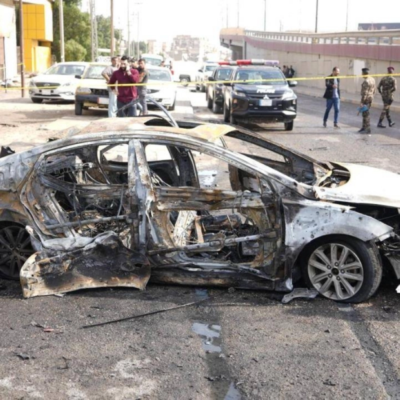 انفجار في العراق عبر طائرة مسيرة (مكة)