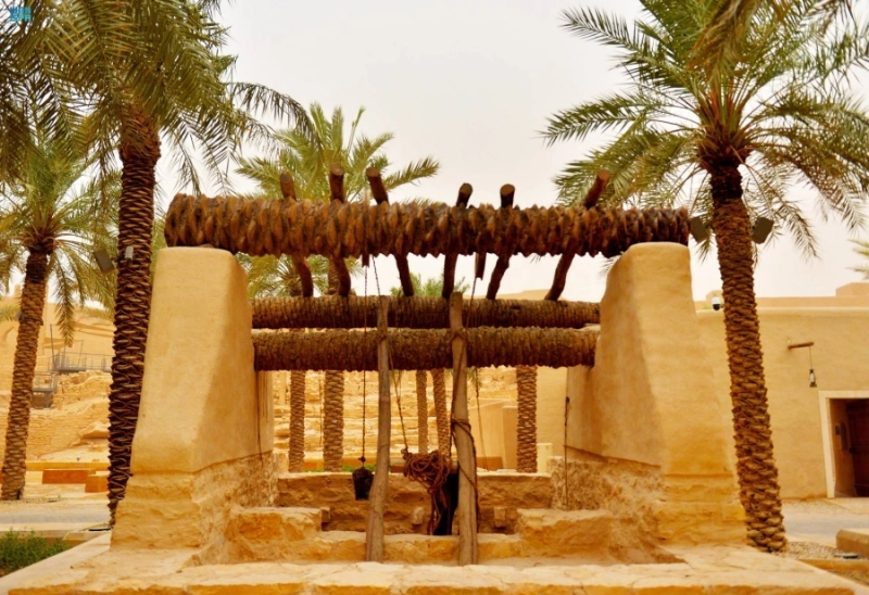 جانب من مزارع الدرعية (مكة)