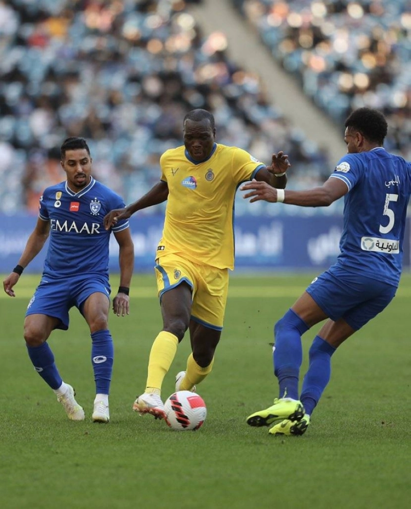 من مباراة الهلال والنصر (مكة)