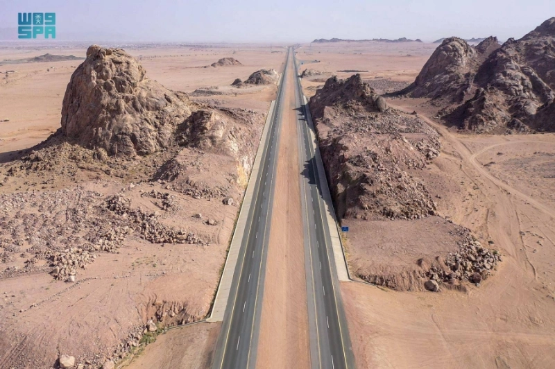 من شبكة الطرق في حائل (مكة)