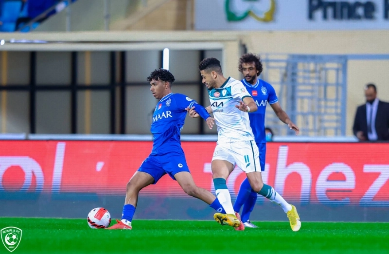 الهلال في مباراته الأخيرة أمام الفتح (مكة)