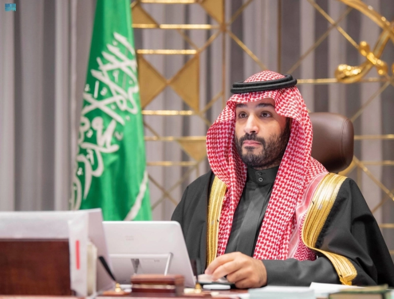 الأمير محمد بن سلمان خلال الجلسة