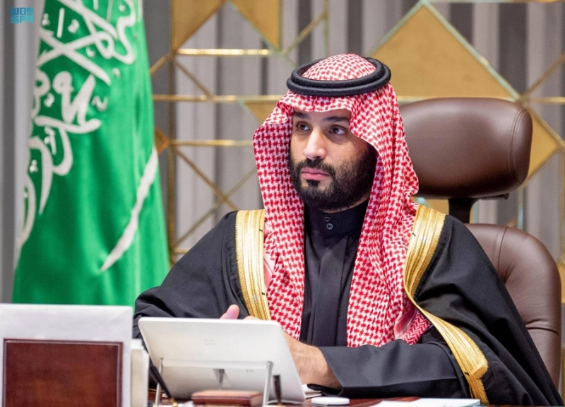 ولي العهد خلال افتتاح أعمال المجلس