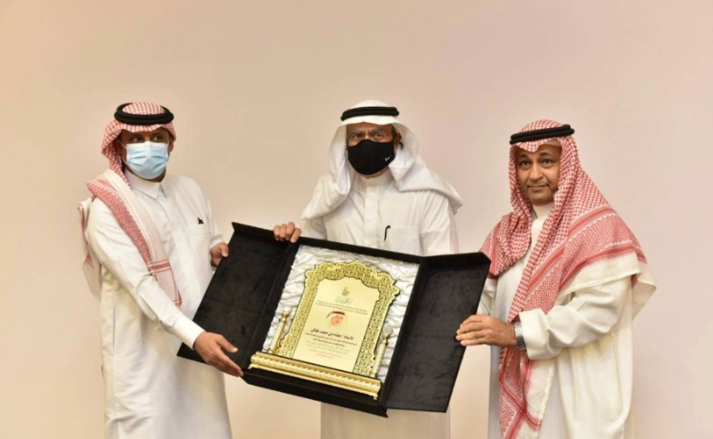 أمين العاصمة المقدسة خلال رعايته حفل فرع هيئة الصحفيين السعوديين بمكة المكرمة