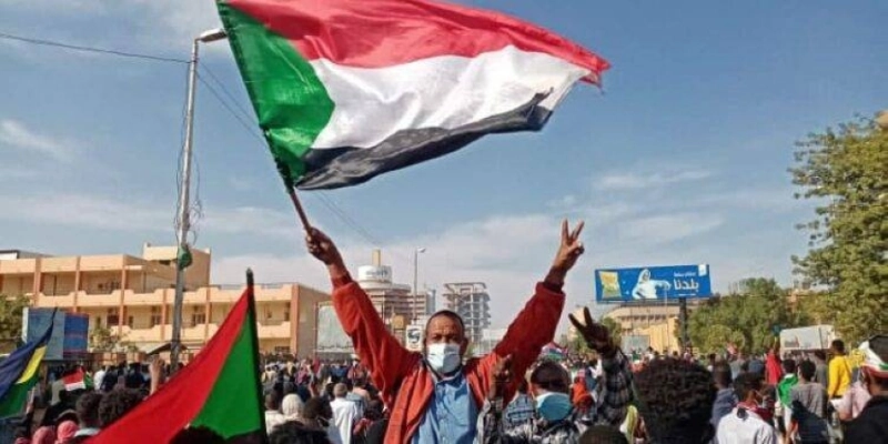 جانب من المظاهرات في الخرطوم (مكة)