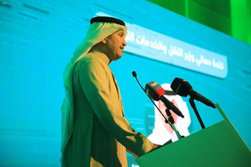 الجاسر خلال إلقاء كلمته (مكة)