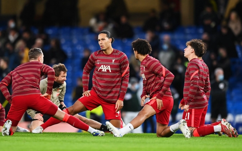 من تدريبات ليفربول قبل تعليقها