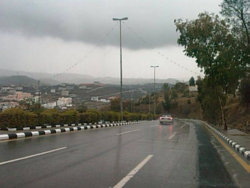 أمطار على الباحة (مكة)