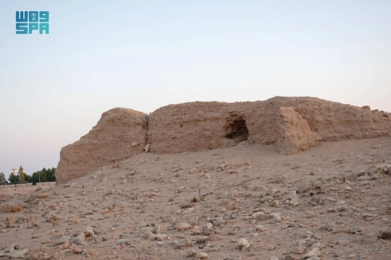 أحد المواقع الأثرية بالقرية (واس)