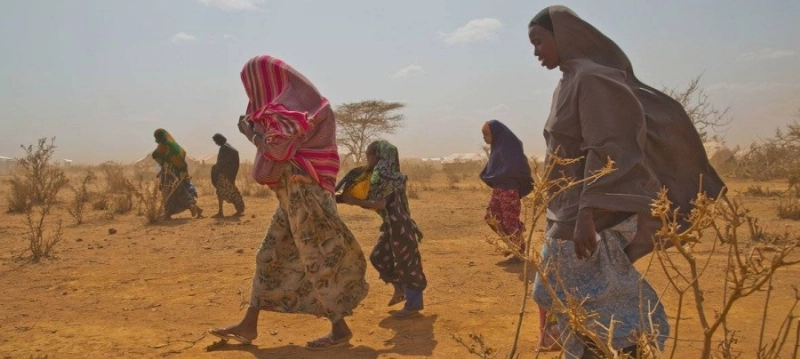 صوماليات نازحات بسبب الصراع (مكة)