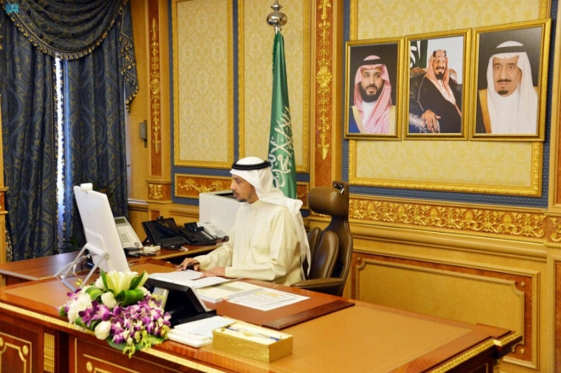 من جلسة الشورى عبر الاتصال المرئي أمس (مكة)