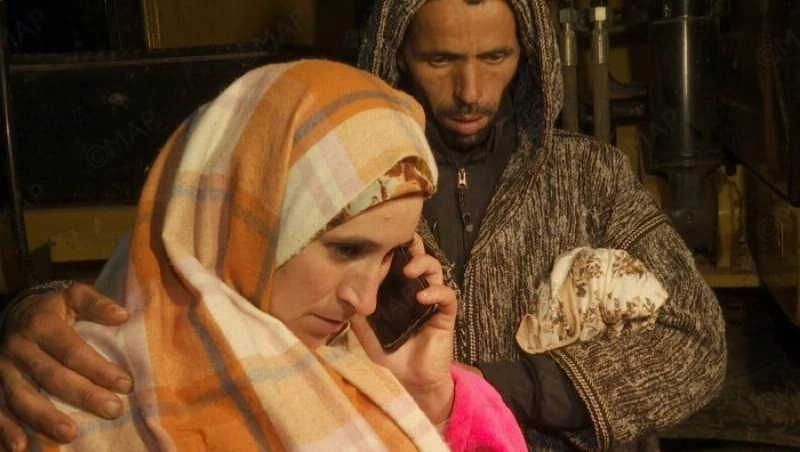 والدة ريان ووالده في صورة متداولة قبل وفاته (مكة)