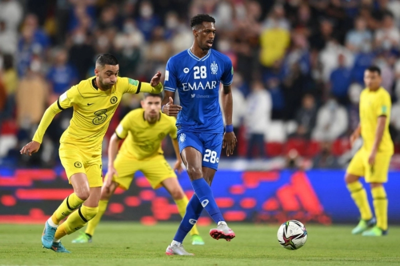 من مباراة الهلال وتشيلسي (مكة)