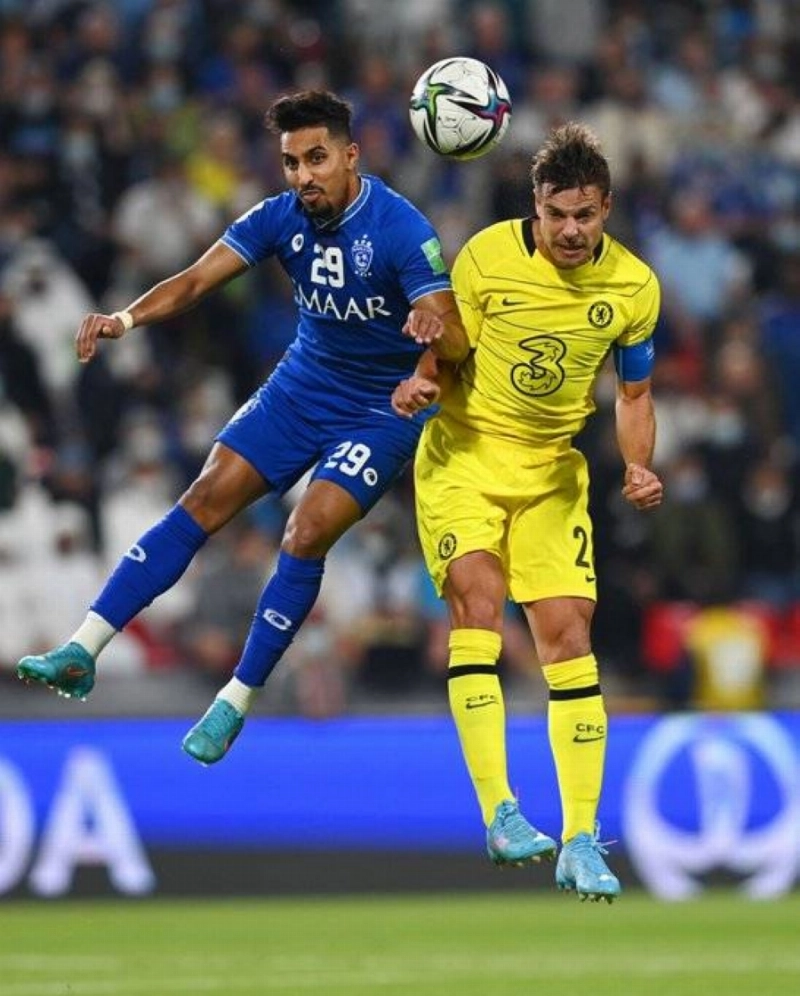 جانب من مباراة الهلال وتشيلسي (مكة)
