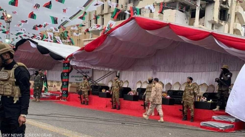 احتفالات ليبيا بإسقاط القذافي (مكة)